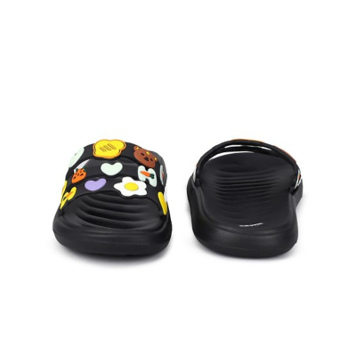 Women Self Design PU Sliders